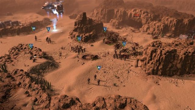 Hình ảnh trong game Starship Troopers Terran Command v3.1.1-P2P