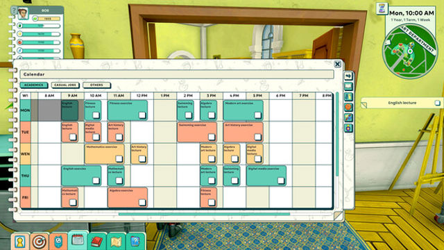 Hình ảnh trong game Campus Life-P2P