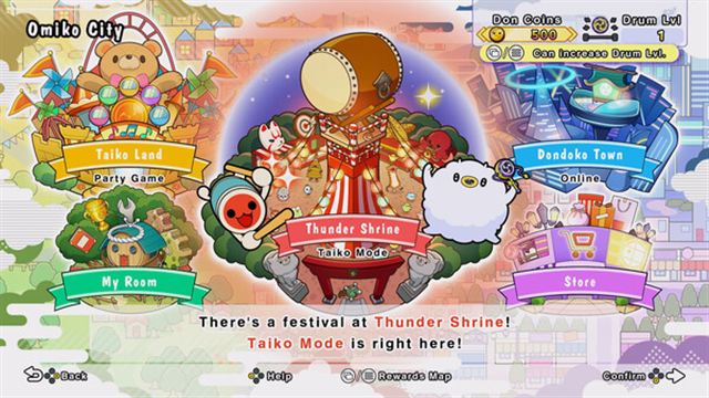 Hình ảnh trong game Taiko no Tatsujin Rhythm Festival v2.1.0-P2P
