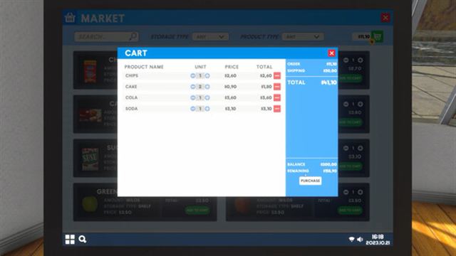 Hình ảnh trong game Supermarket Simulator v1.0.1-P2P