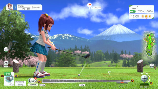 Hình ảnh trong game EVERYBODYS GOLF HOT SHOTS-RUNE