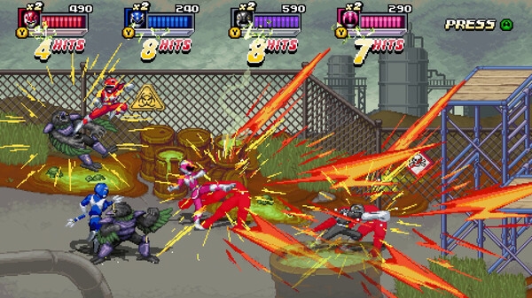 Hình ảnh trong game Mighty Morphin Power Rangers Ritas Rewind-TENOKE