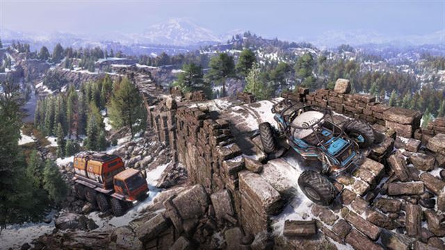 Hình ảnh trong game Expeditions A MudRunner Game Icy Shores-RUNE