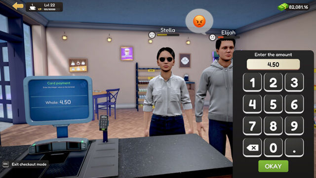 Hình ảnh trong game My Cafe Manager Simulator-TENOKE
