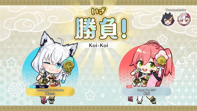 Hình ảnh trong game hololive Holos Hanafuda-TENOKE