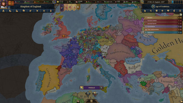 Hình ảnh trong game Europa Universalis V v1.1.10-P2P