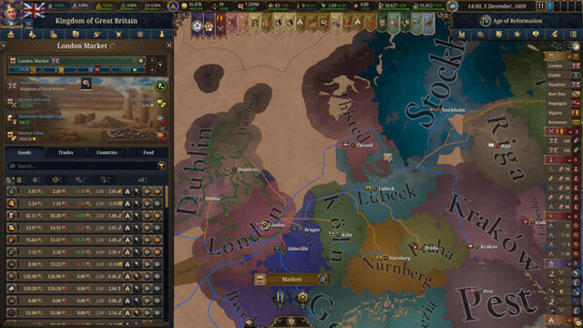 Hình ảnh trong game Europa Universalis V v1.0.11-P2P