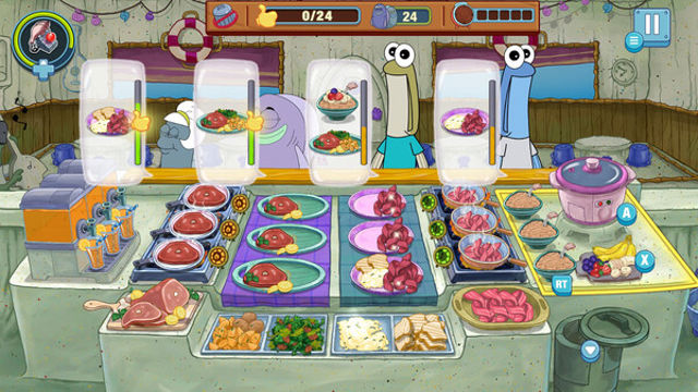 Hình ảnh trong game SpongeBob Krusty Cook Off-TENOKE