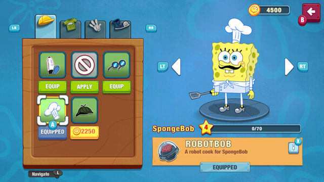 Hình ảnh trong game SpongeBob Krusty Cook Off-TENOKE