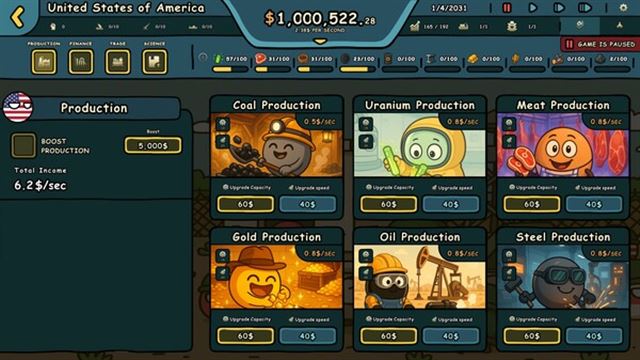 Hình ảnh trong game Countryballs Power Protocol-TENOKE