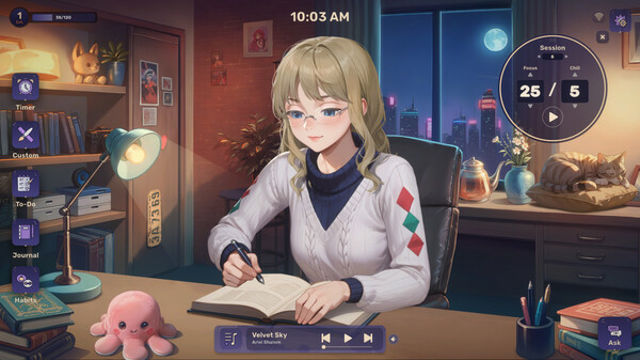 Hình ảnh trong game Lo-Fi Girl AI Assistant-TENOKE