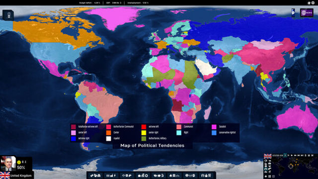 Hình ảnh trong game Geo Political Simulator 2026 Edition v2.14-P2P