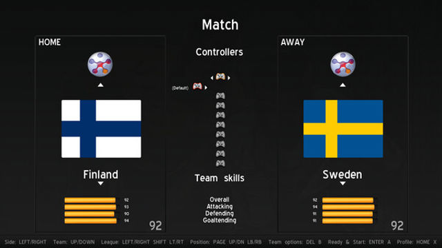 Hình ảnh trong game Floorball League 2010-TENOKE