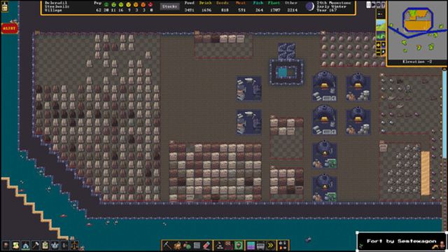 Hình ảnh trong game Dwarf Fortress v51.06-P2P