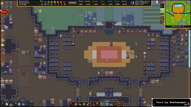 Hình ảnh trong game Dwarf Fortress v50.15-P2P