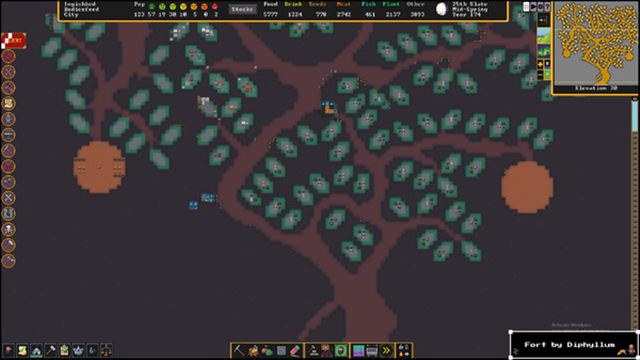 Hình ảnh trong game Dwarf Fortress v51.06-P2P