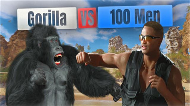 Tải game Gorilla Vs 100 Men-GoldBerg